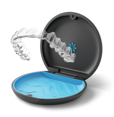 Kit Invisalign — alinhador transparente e estojo